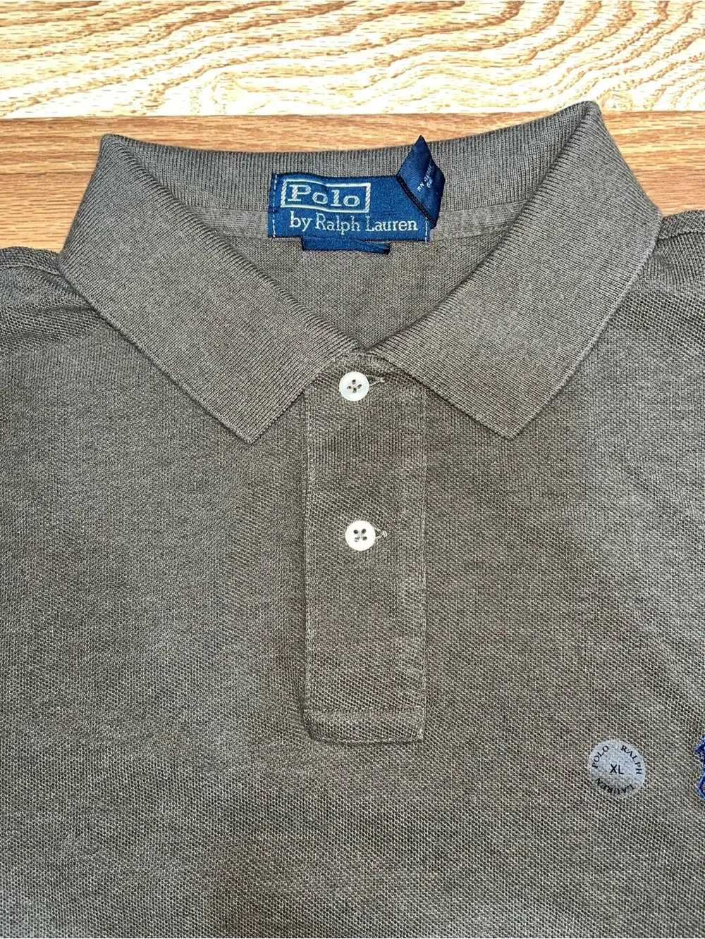 Polo Ralph Lauren Men’s Custom Fit Green Solid Short Sleeve Knit Polo - XL